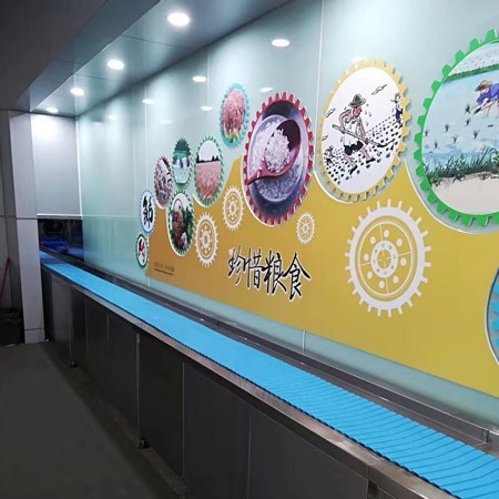 3873鏈板餐盤(pán)輸送線